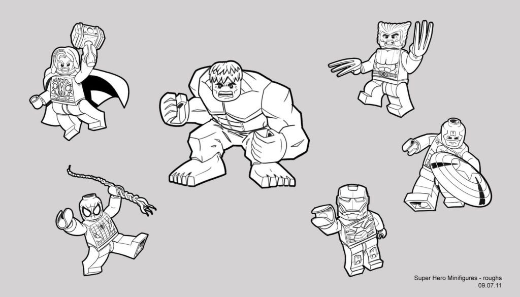 Coloring Pages: Free Coloring Pages Of Lego Marvel Super Hero ...