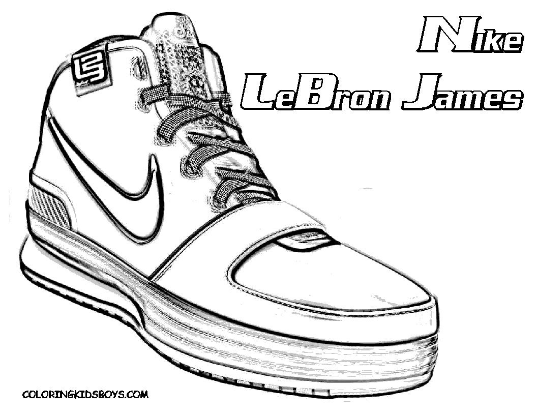 Nike Coloring Pages - Coloring Home