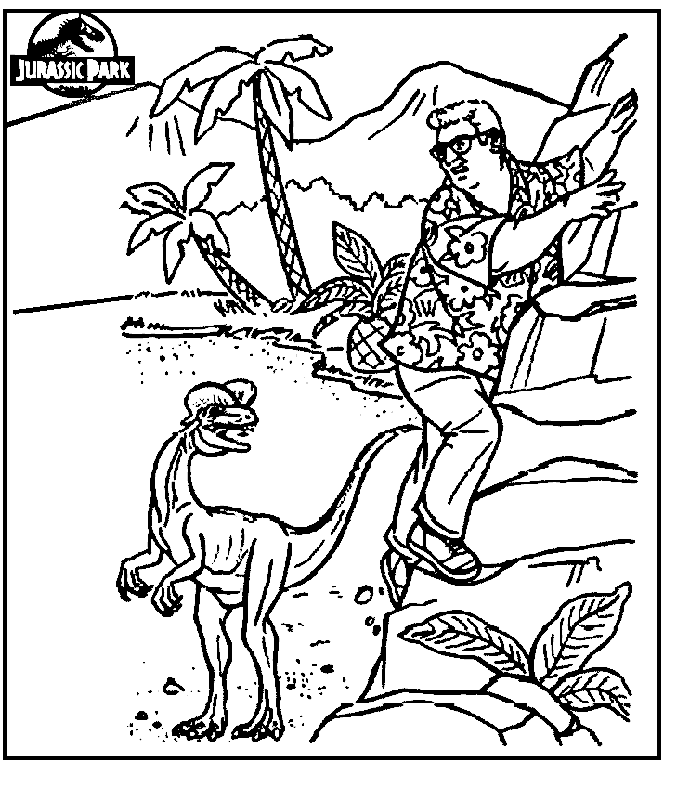 funny jurassic park t rex coloring pages 6999 jurassic
