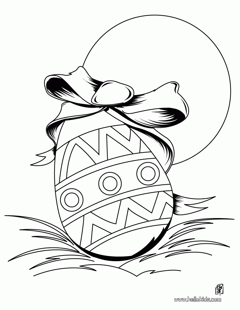 EASTER EGG coloring pages - FabergÃ© Egg
