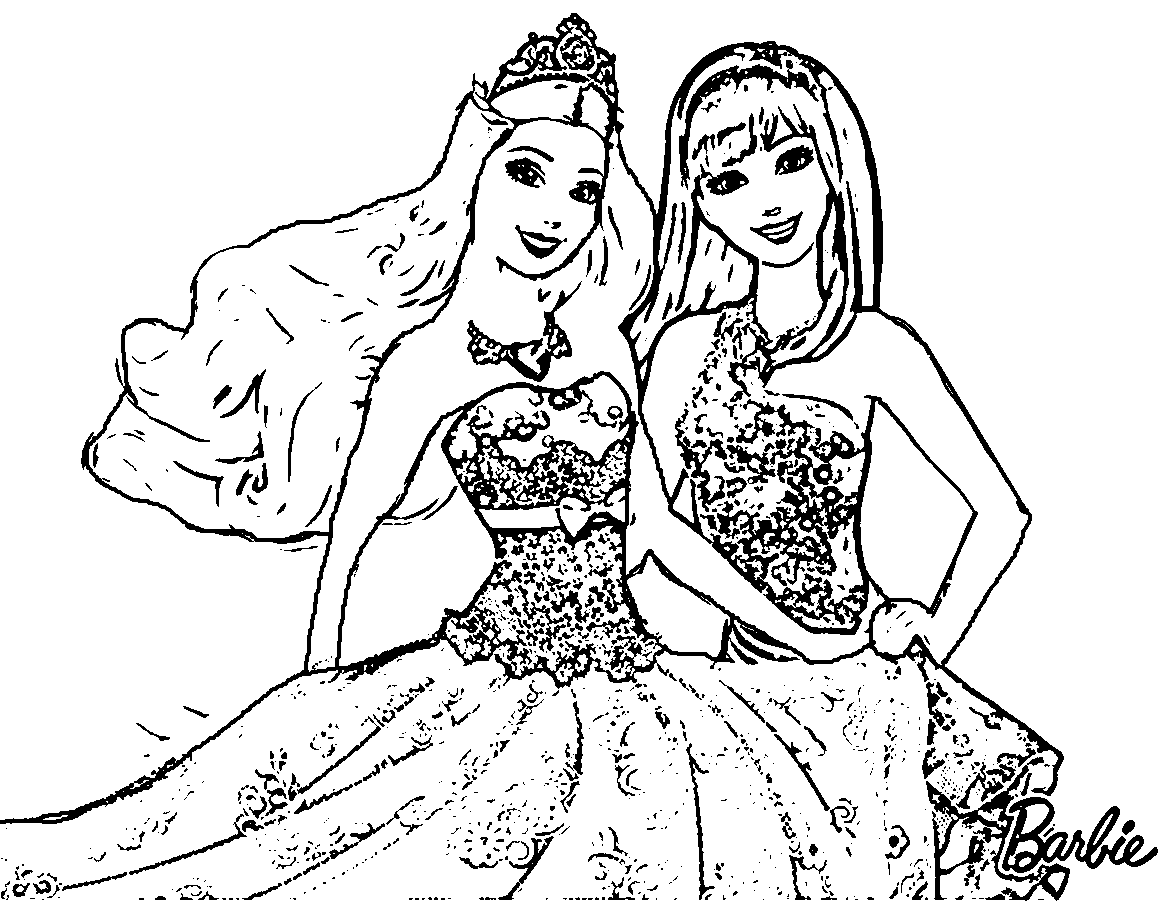 Barbie_the_princess_and_the_popstar_coloring_page | Wecoloringpage