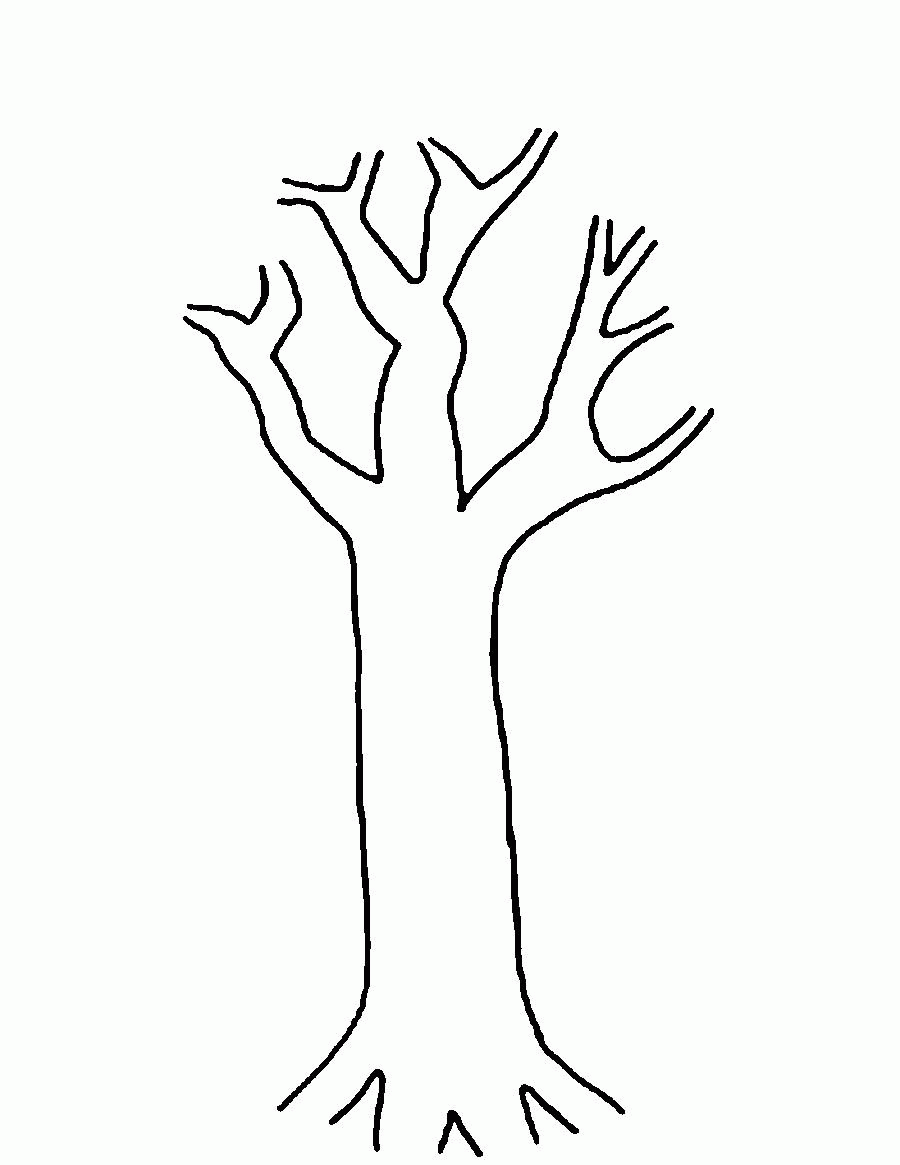 Download Tree With No Leaves Coloring Page - Coloring Home