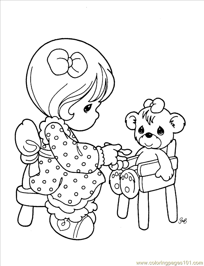 37 Free Precious Moments Coloring Pages - Gianfreda.net