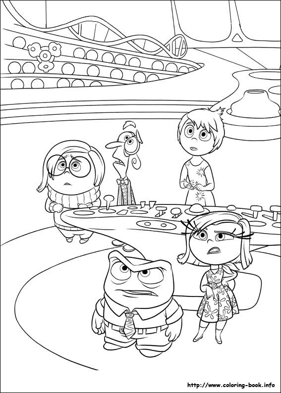Inside Out Coloring Page
