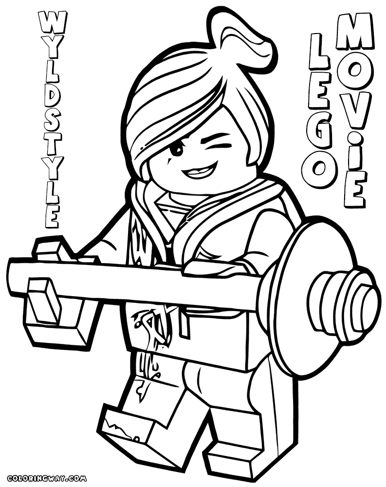 Lego Movie Wyldstyle Coloring Pages Coloring Home