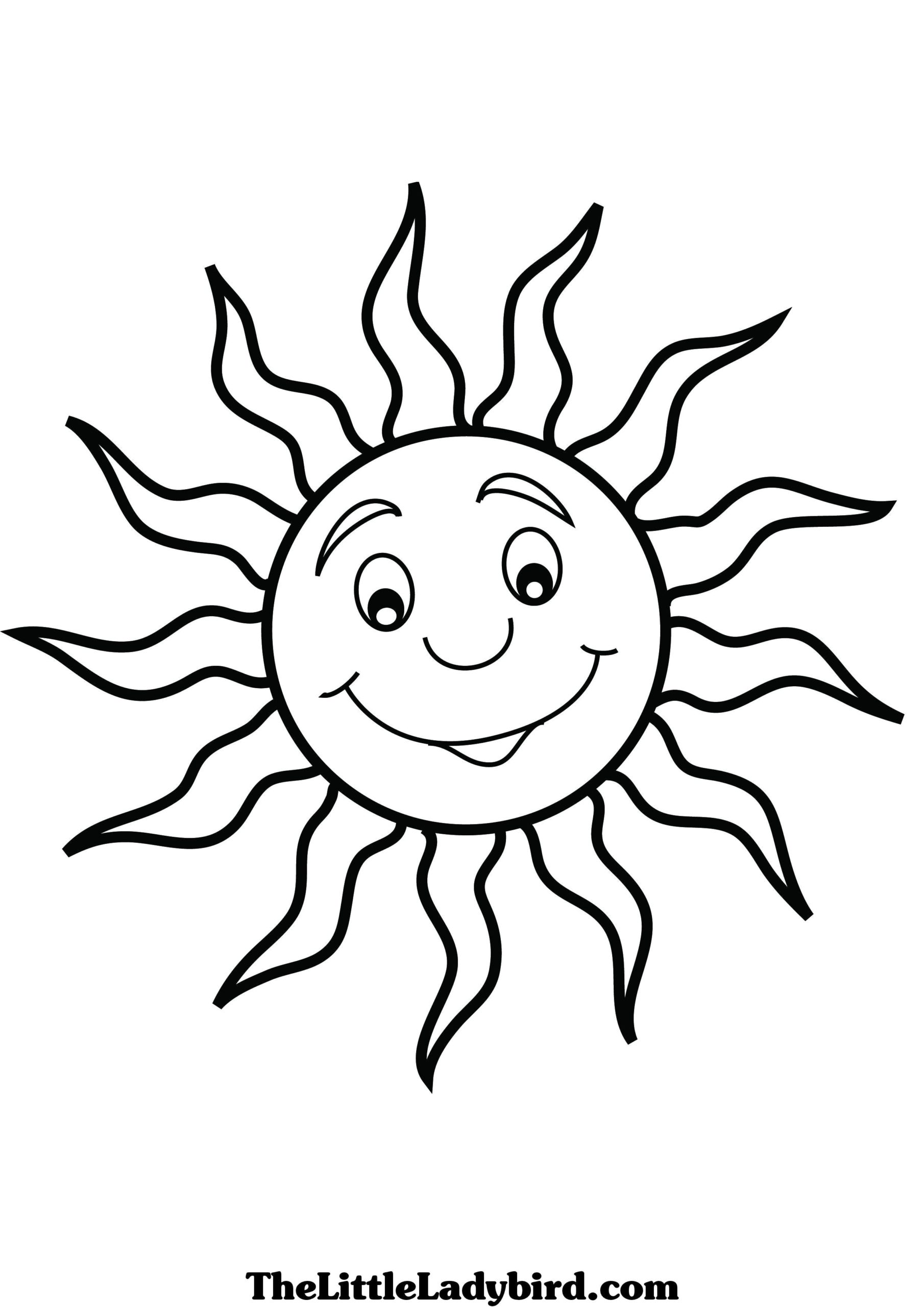 Coloring pages: Summer Sun Coloring Telematik Institut Org ...