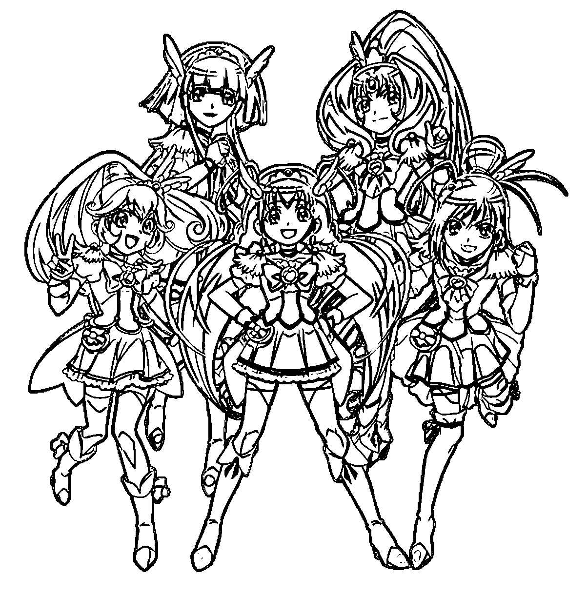 Glitter Force Coloring Pages Printable / Glitter Force Coloring Online Play For Free At Poki Com