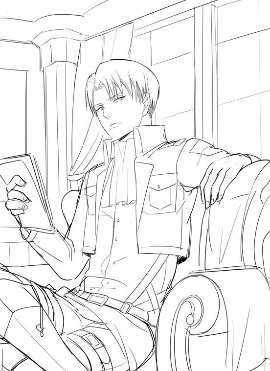 Levi | Anime lineart, Colouring pages ...br.pinterest.com