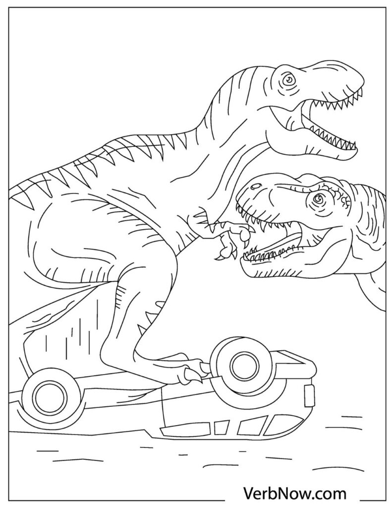 Free JURASSIC WORLD Coloring Pages For Download PDF   VerbNow ...