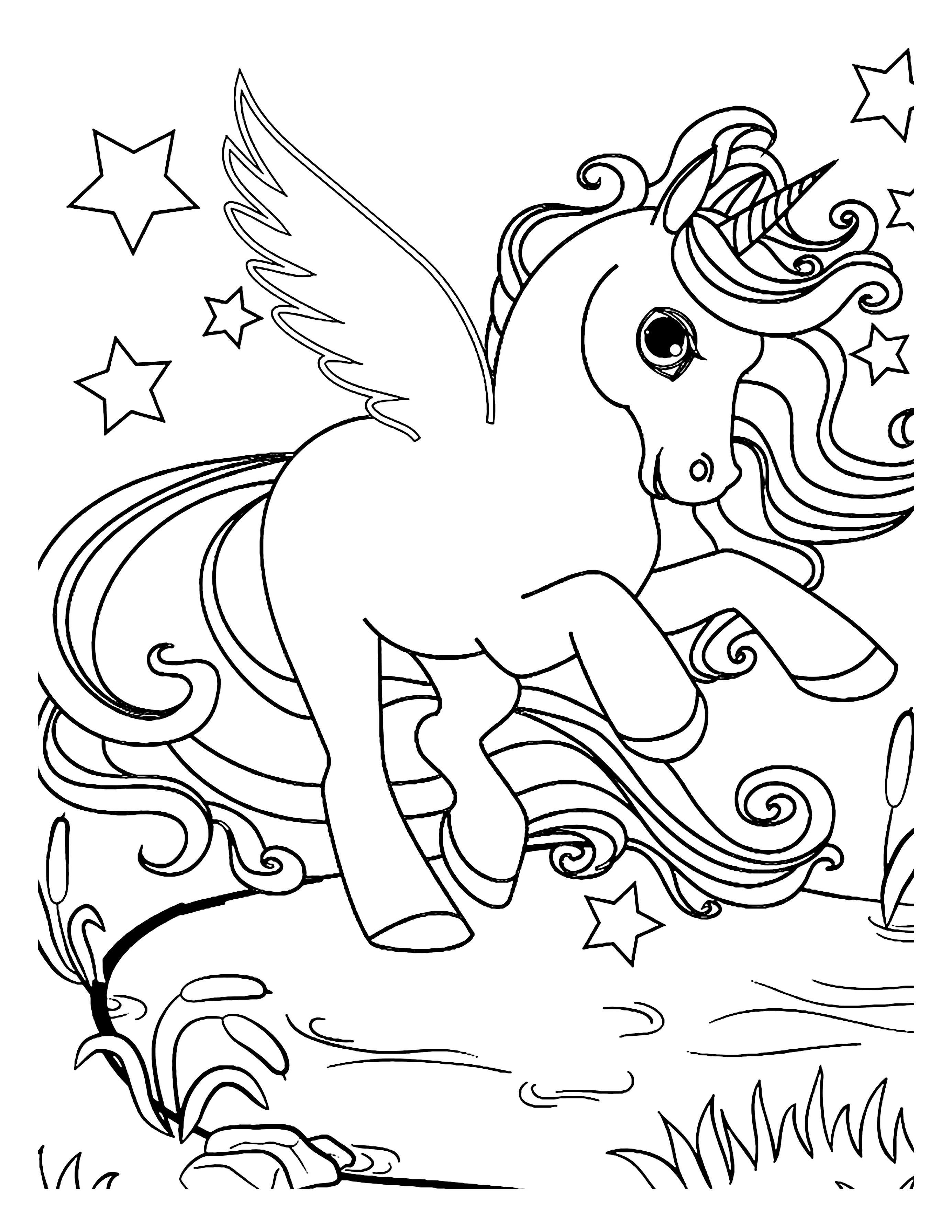100+ Unicorn Coloring Pages For Kids | Unicorn coloring pages, Mandala coloring  pages, Coloring pages