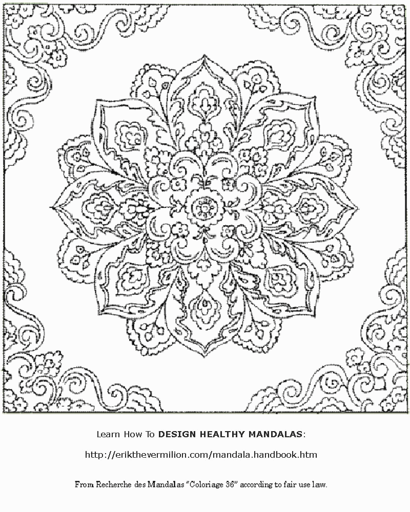 Free Mandalas to Print | Free Mandala Coloring Book Printable Pages