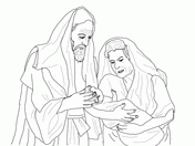 Abraham And Sarah Coloring Page - Coloring Pages for Kids and for ...