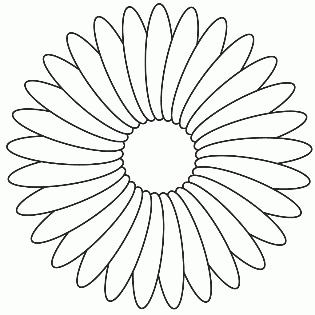 Free Printable Coloring Pages Of Flowers For Kids Coloring Home