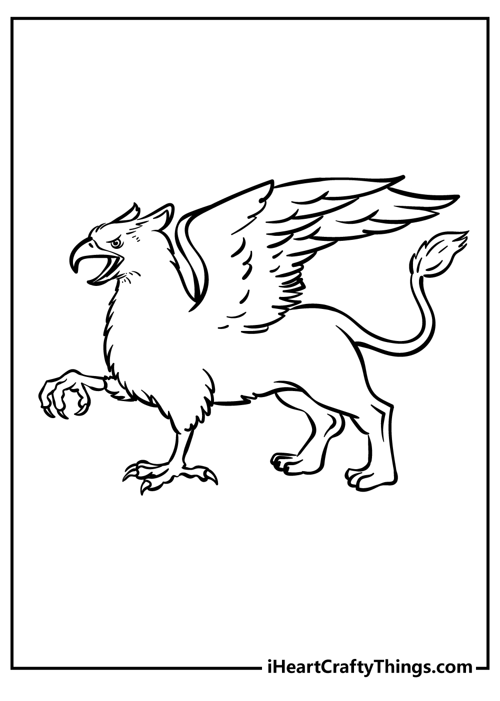 Printable Griffin Coloring Pages (Updated 2023)