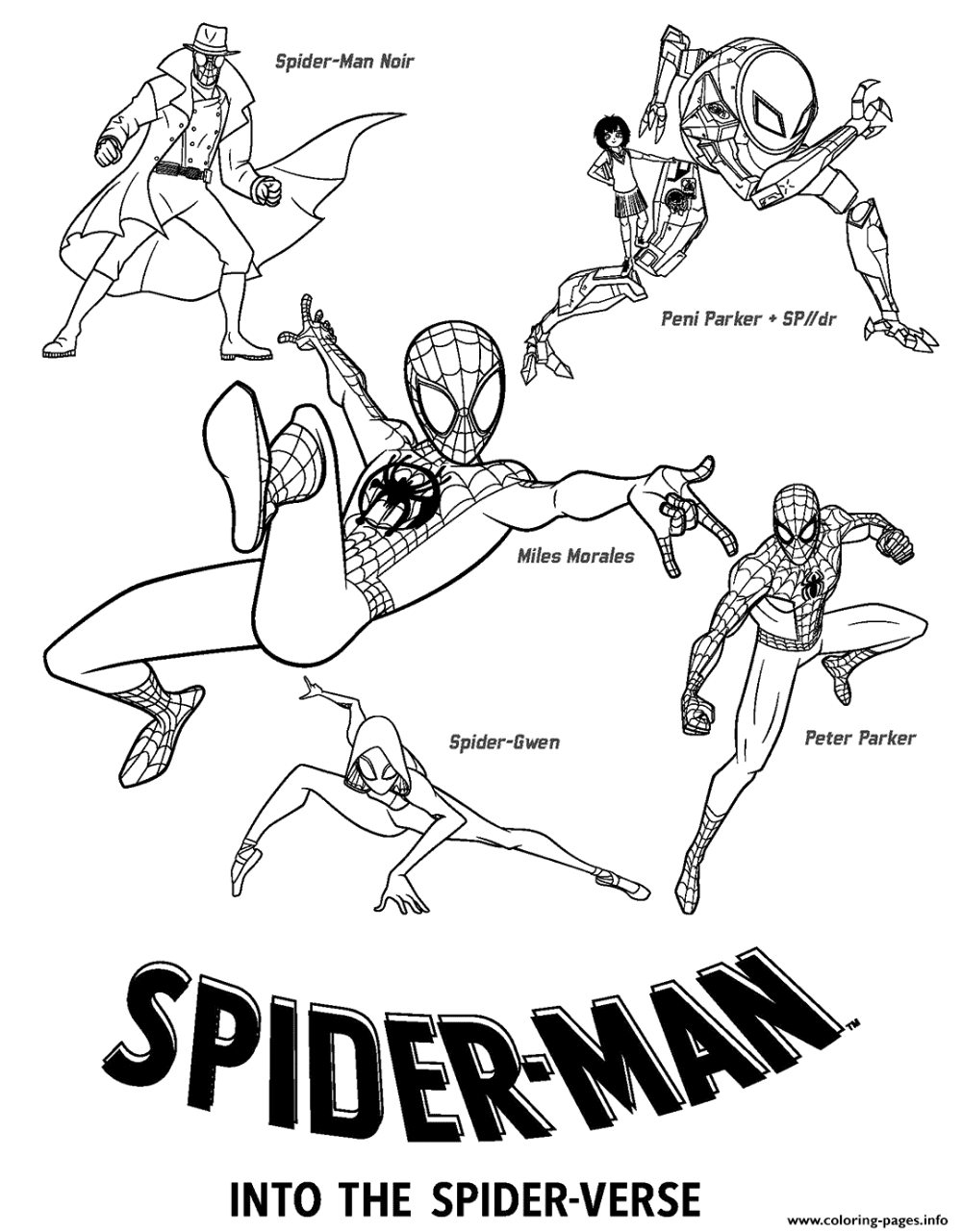 Miles Morales Coloring Pages Coloring Home