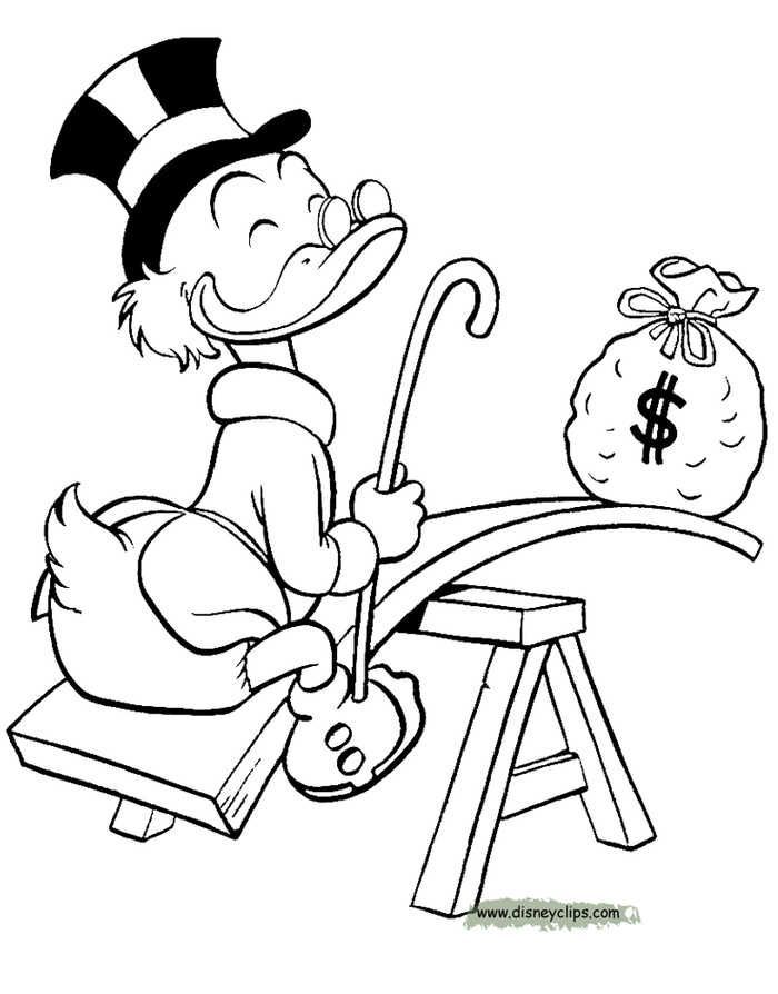Printable Ducktales Coloring Pages | Cartoon coloring pages ...