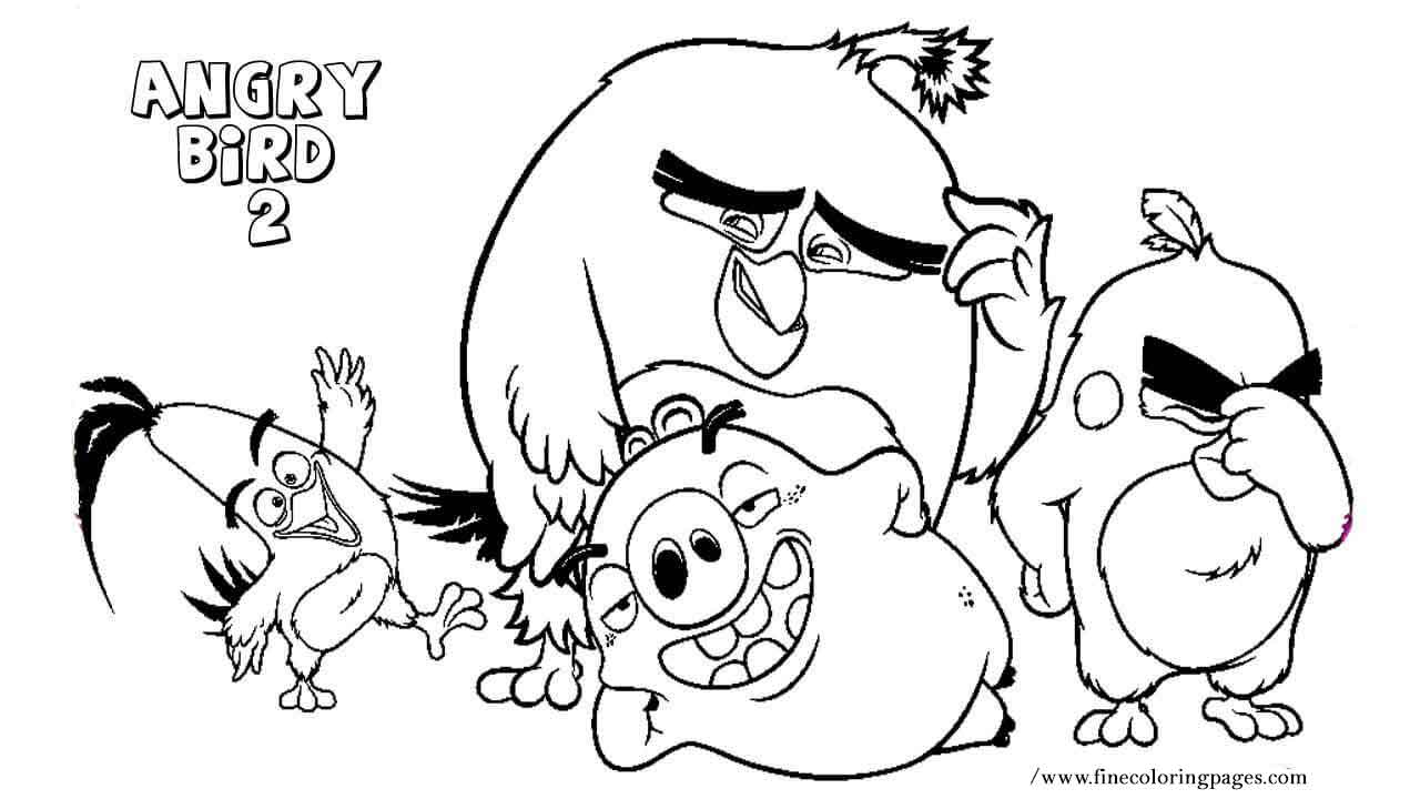 Best Free Printable Angry Birds Coloring Pages For Kids Bird Christmas –  Dialogueeurope