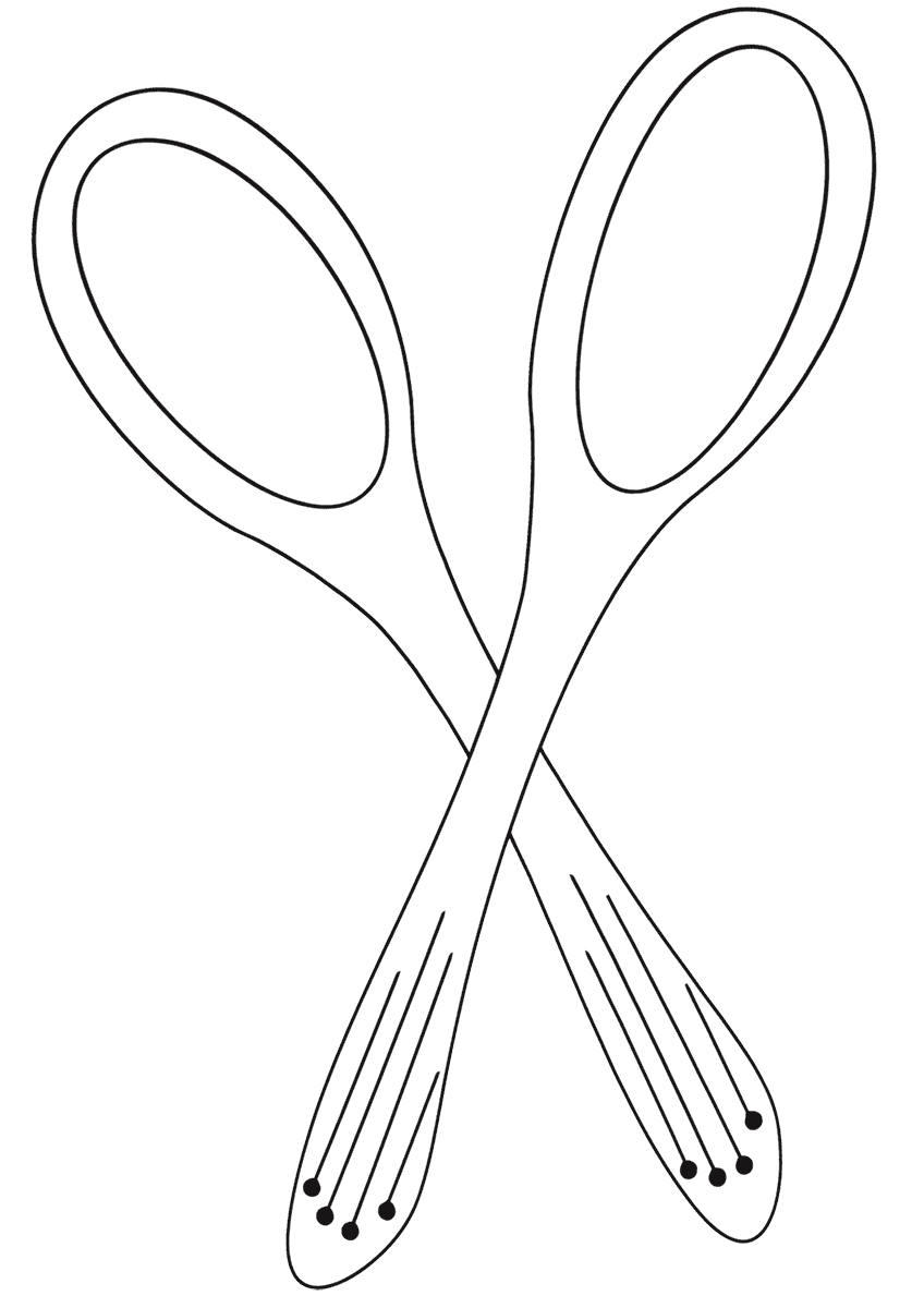 Spoon Coloring Pages Coloring Pages To Download And Print Coloring Home