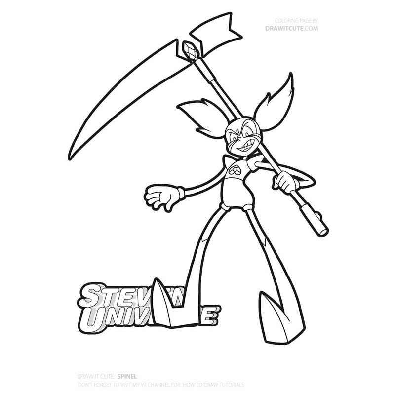 Spinel | Steven Universe coloring page - Color for fun