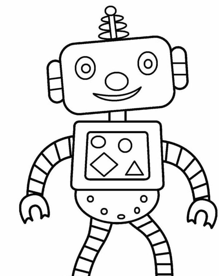 Robot Coloring Pages - 1NZA.com
