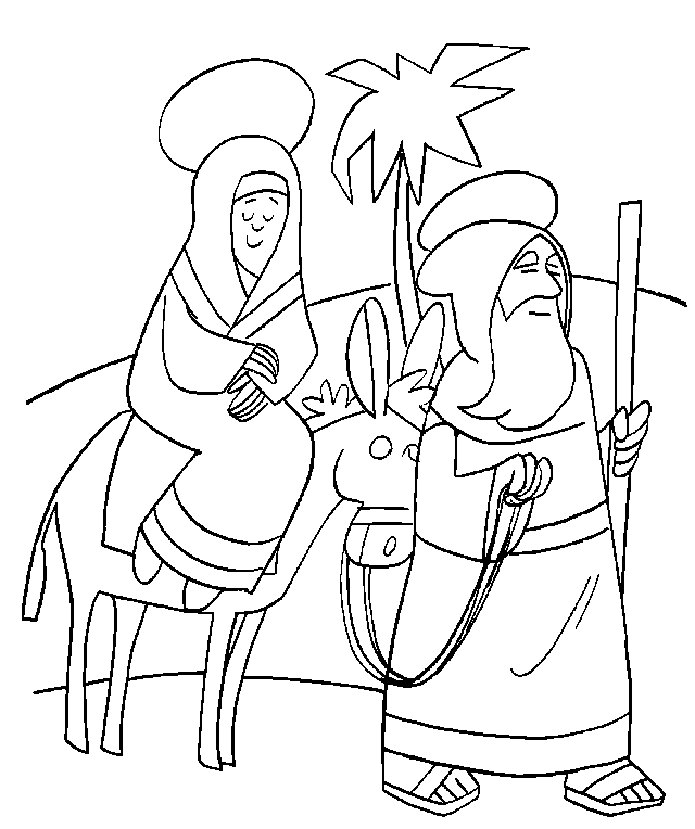 christmas religious Colouring Pages (page 3)