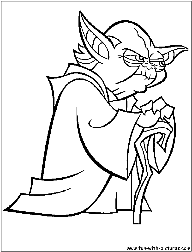 Yoda Black And White Clipart - Clipart Kid