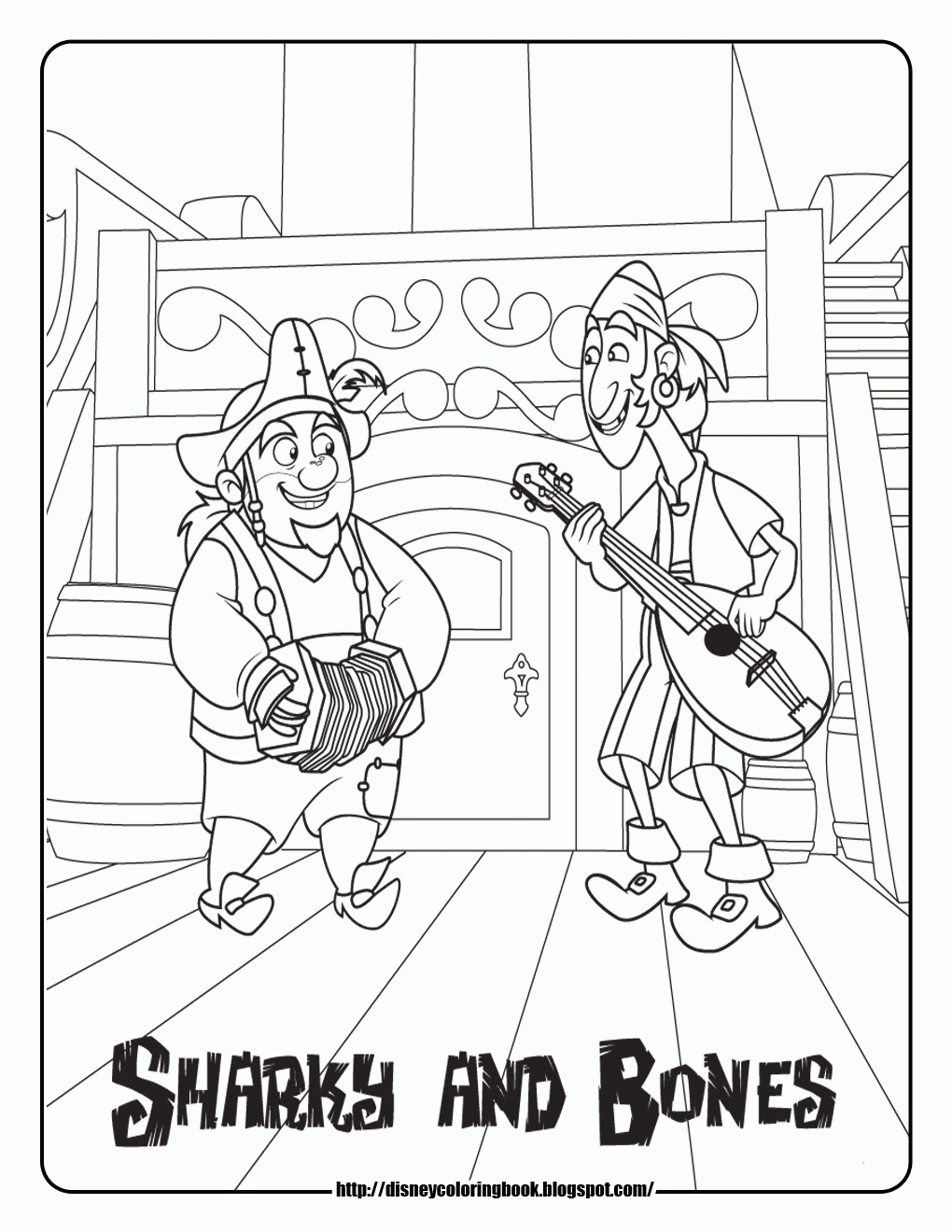 Disney Coloring Pages and Sheets for Kids: Jake and the Neverland ...