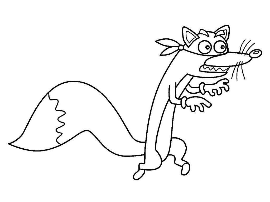Download Swiper The Fox Coloring Pages Coloring Page : Cartoon Fox ... - Coloring Home