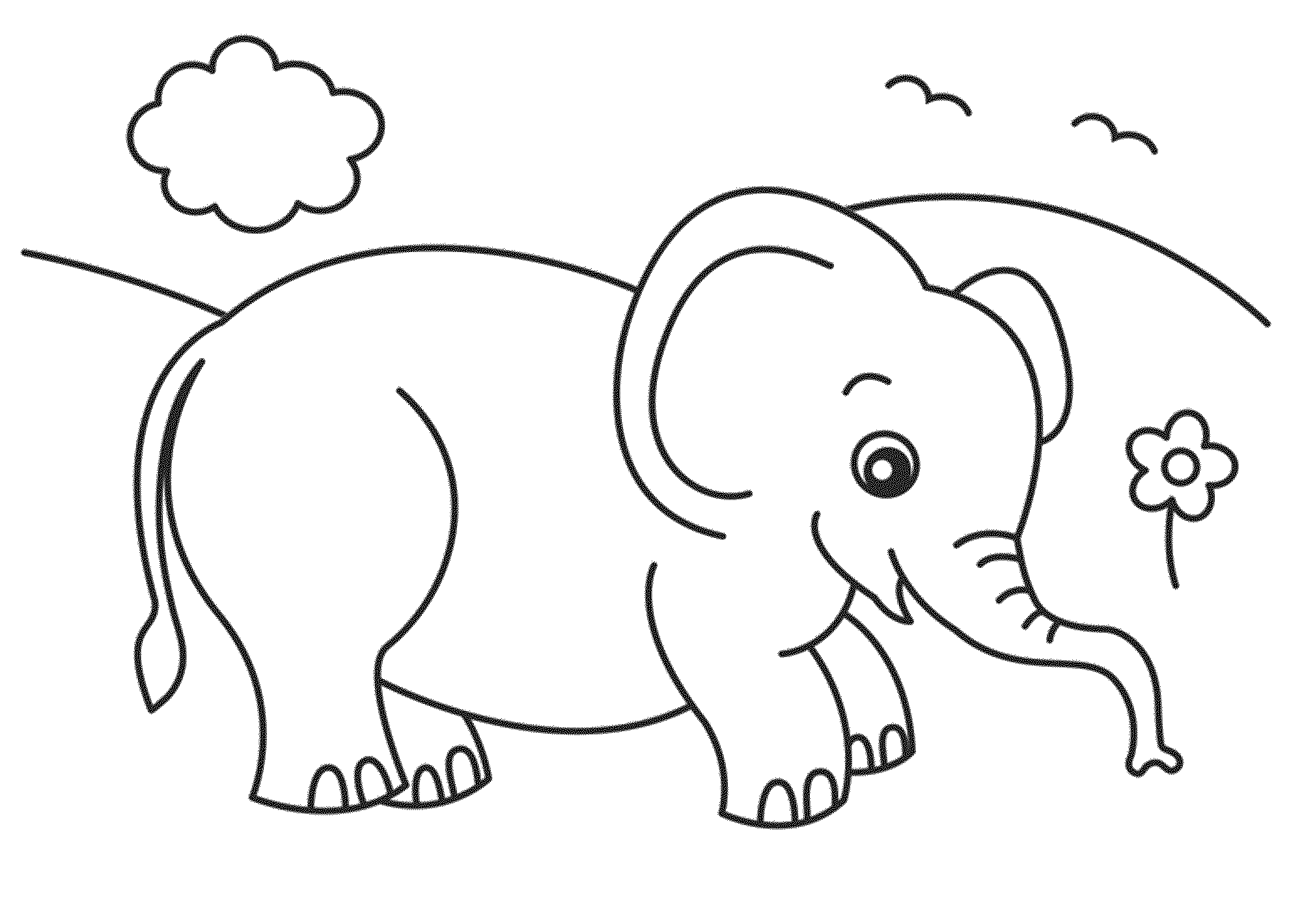 elephant and piggie coloring pages printable kids colouring pages