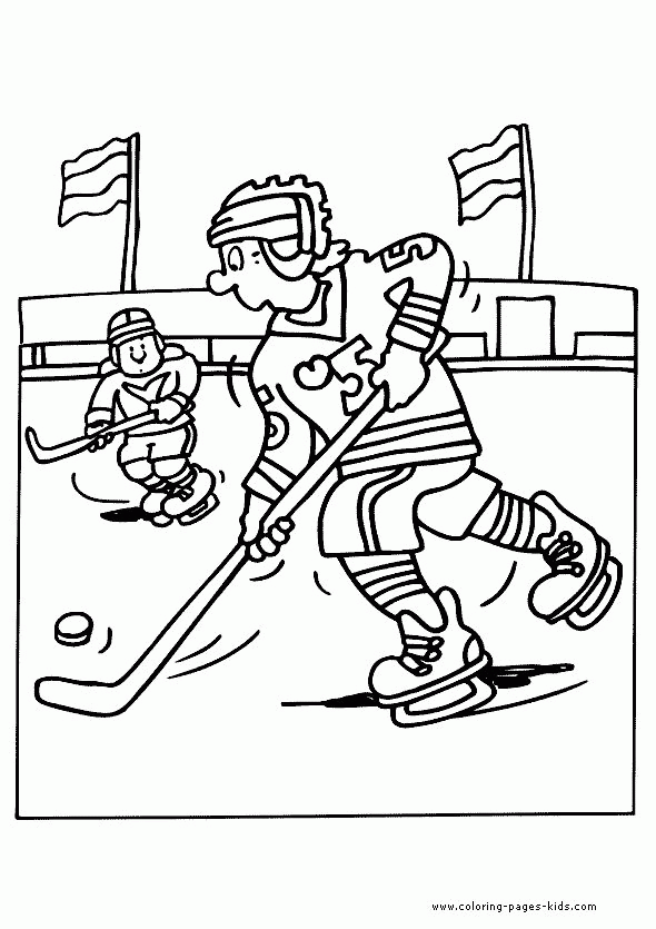 About Zach Colouring Pages. Hockey - Coloring Home