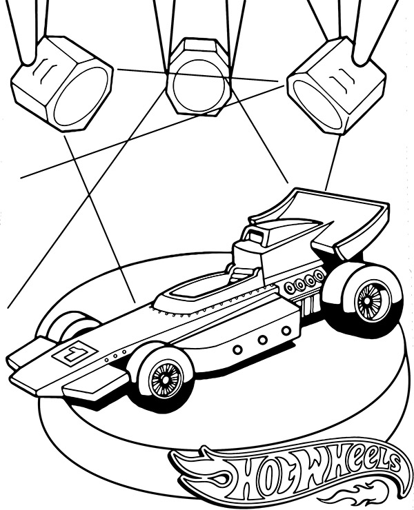 Formula 1 coloring page race car - Topcoloringpages.net