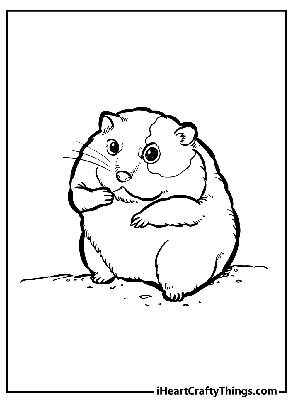Printable Hamster Coloring Pages (Updated 2022)