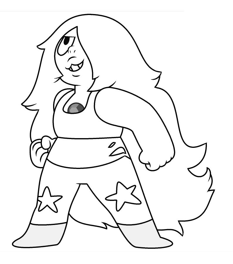 Steven Universe Amethyst Coloring Page - Free Printable Coloring Pages for  Kids
