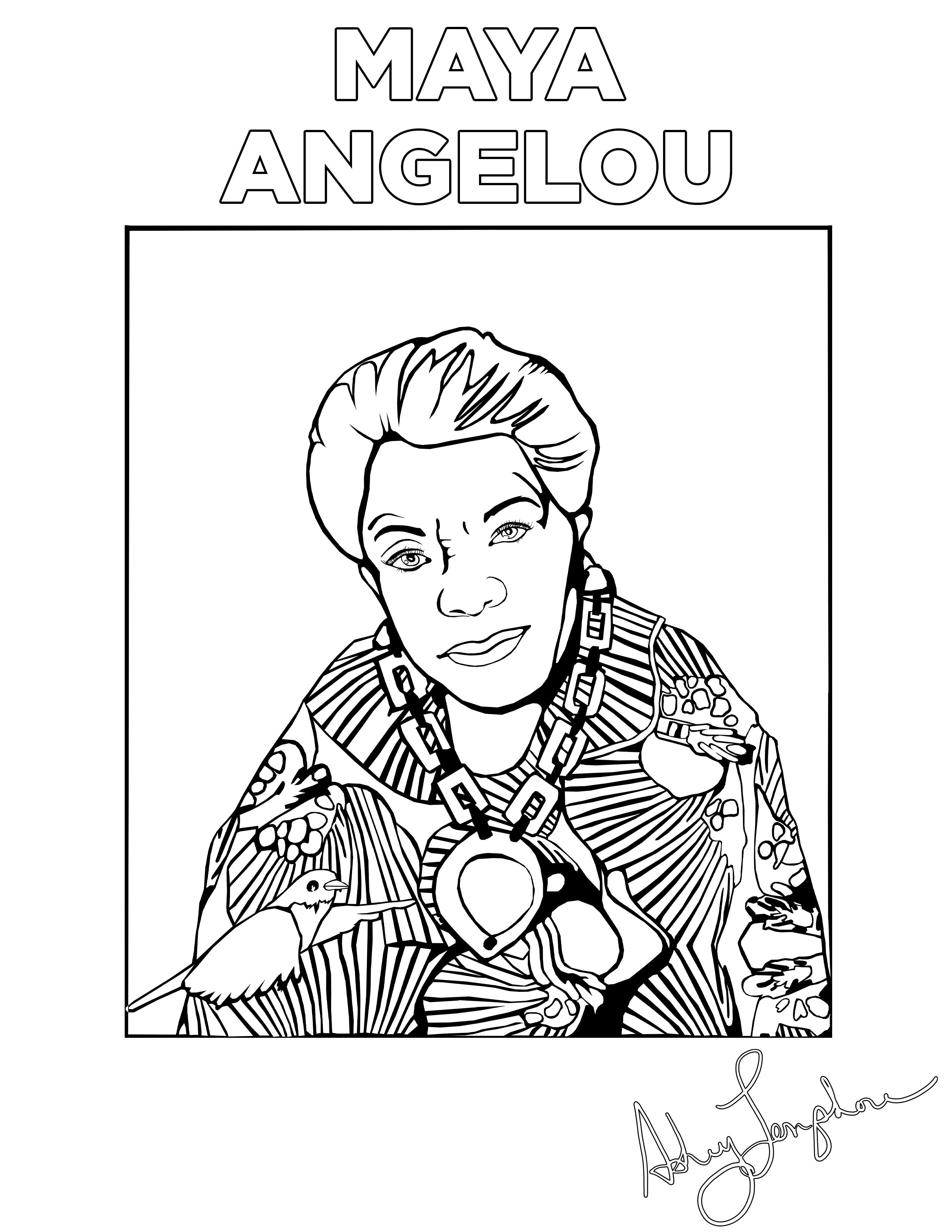 ashleylongshoreart Mighty Women Coloring Pages - Downloadable – Ashley  Longshore