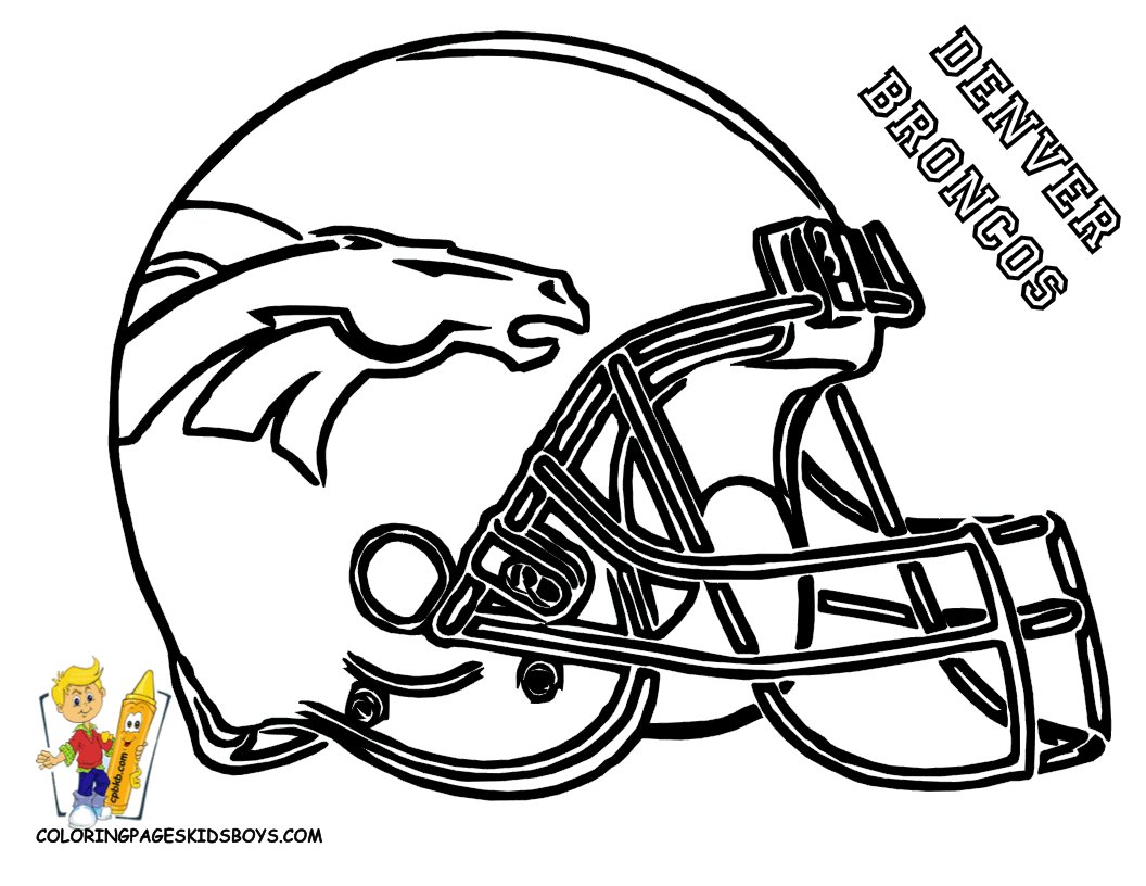 Bronco Coloring Page - Coloring Pages for Kids and for Adults