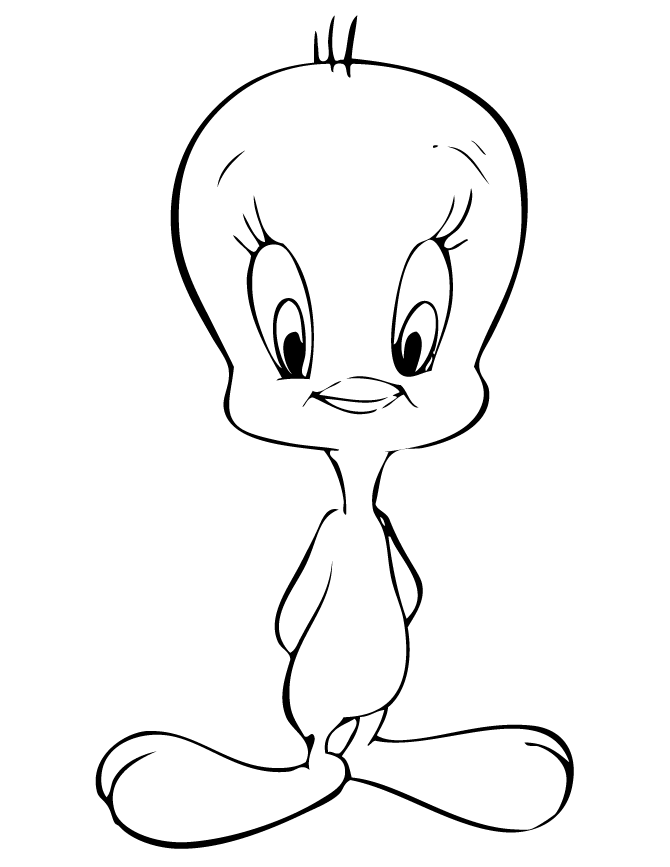 Featured image of post Cute Tweety Bird Coloring Pages - Here are 10 cute, yet conniving canary free tweety bird.