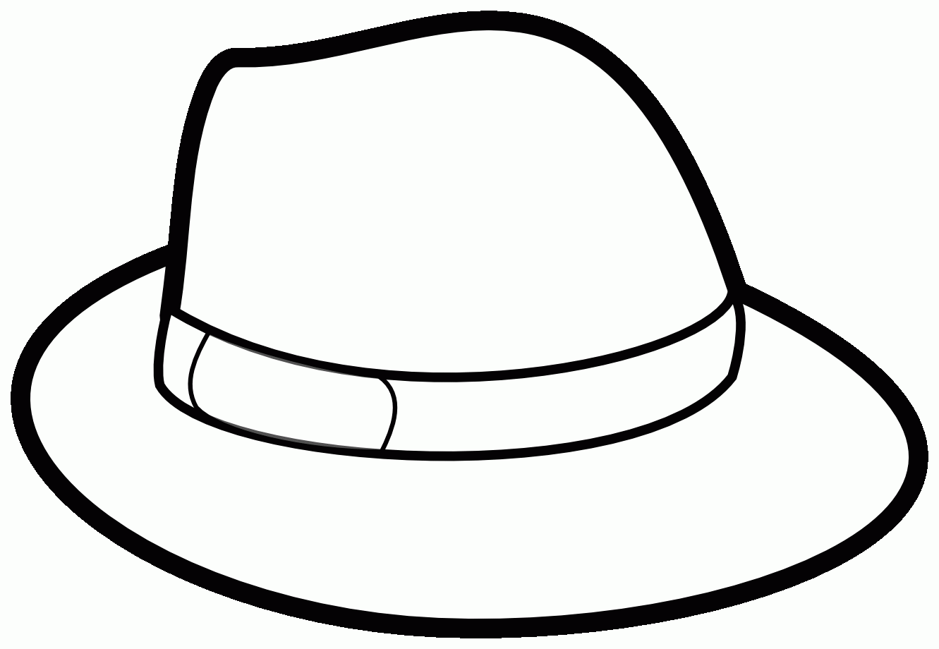 Studying Top Hat Coloring Page Clipart Panda Free Clipart Images ...