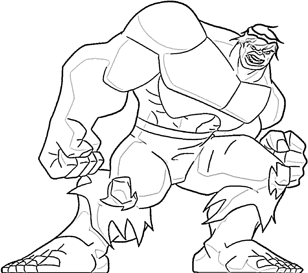 Cartoon Avengers Coloring Page - Coloring Pages For All Ages