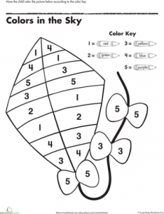 Colors Coloring Pages For Preschool - Coloring