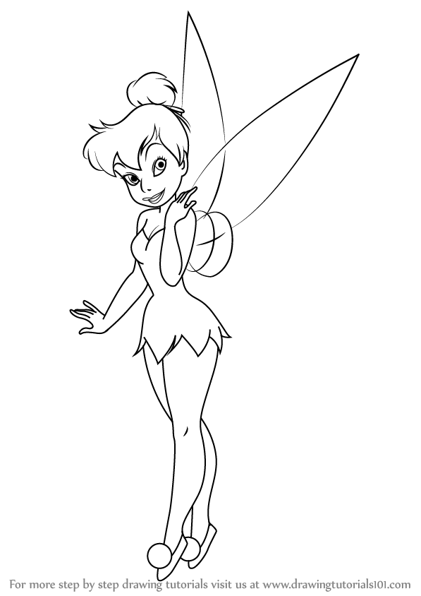 Learn How to Draw Tinker Bell Fairy from Tinker Bell (Tinker Bell ...