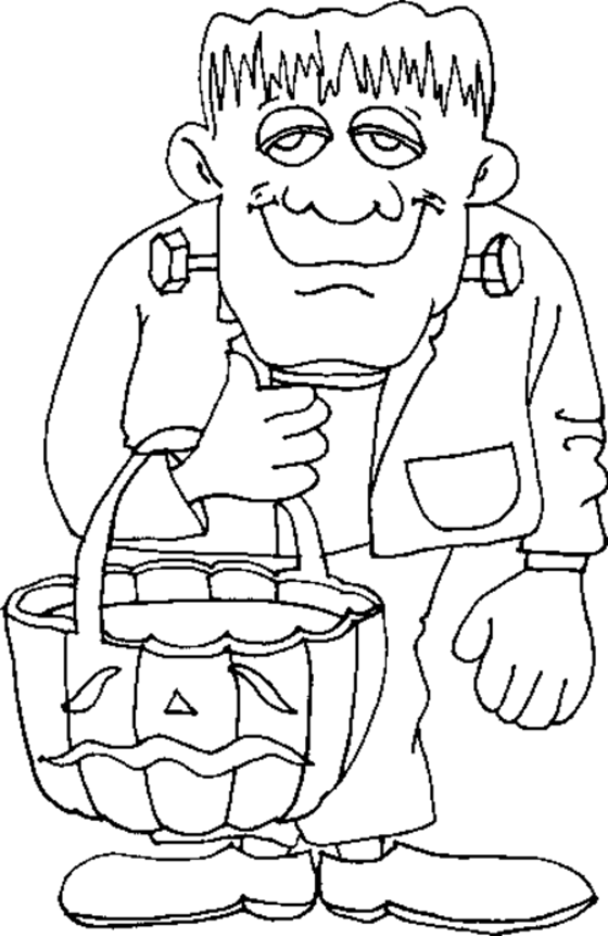 easy halloween coloring pages to draw  print free download