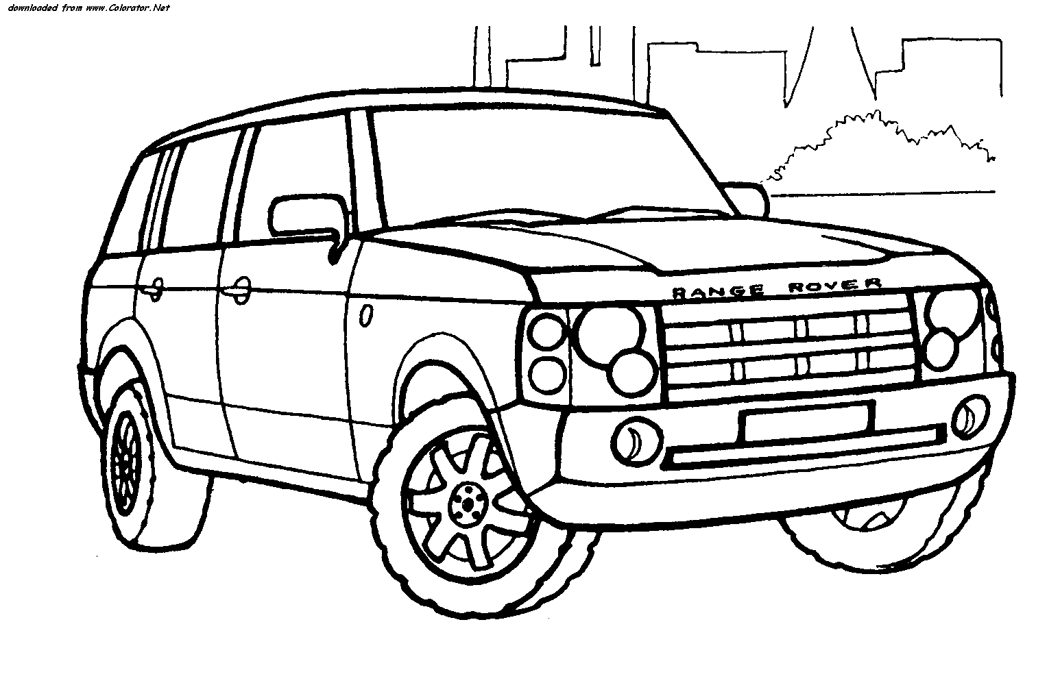 Landrover Coloring Pages - Coloring Home