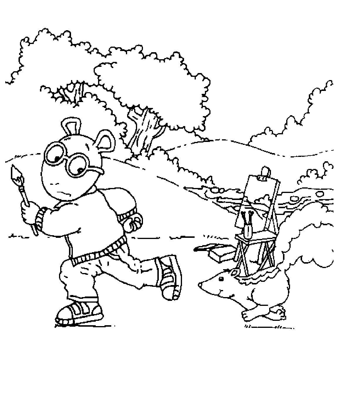 Printable Arthur Coloring Pages | Coloring Me