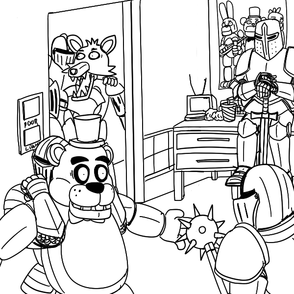 fnaf-coloring-pages-24 – Coloring Pages For Kids