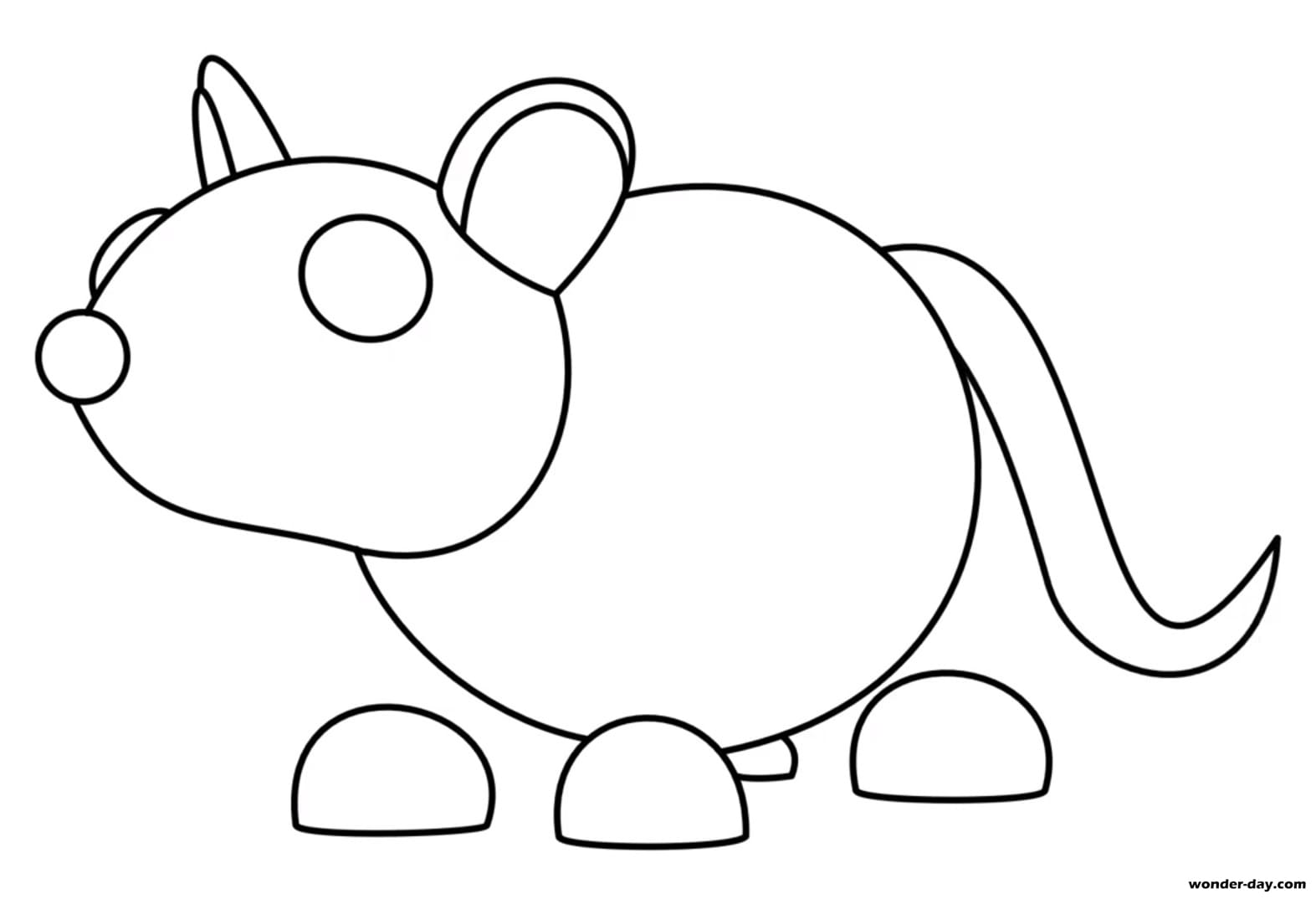 Coloring pages Adopt Me. Print for free | Wonder-day.com