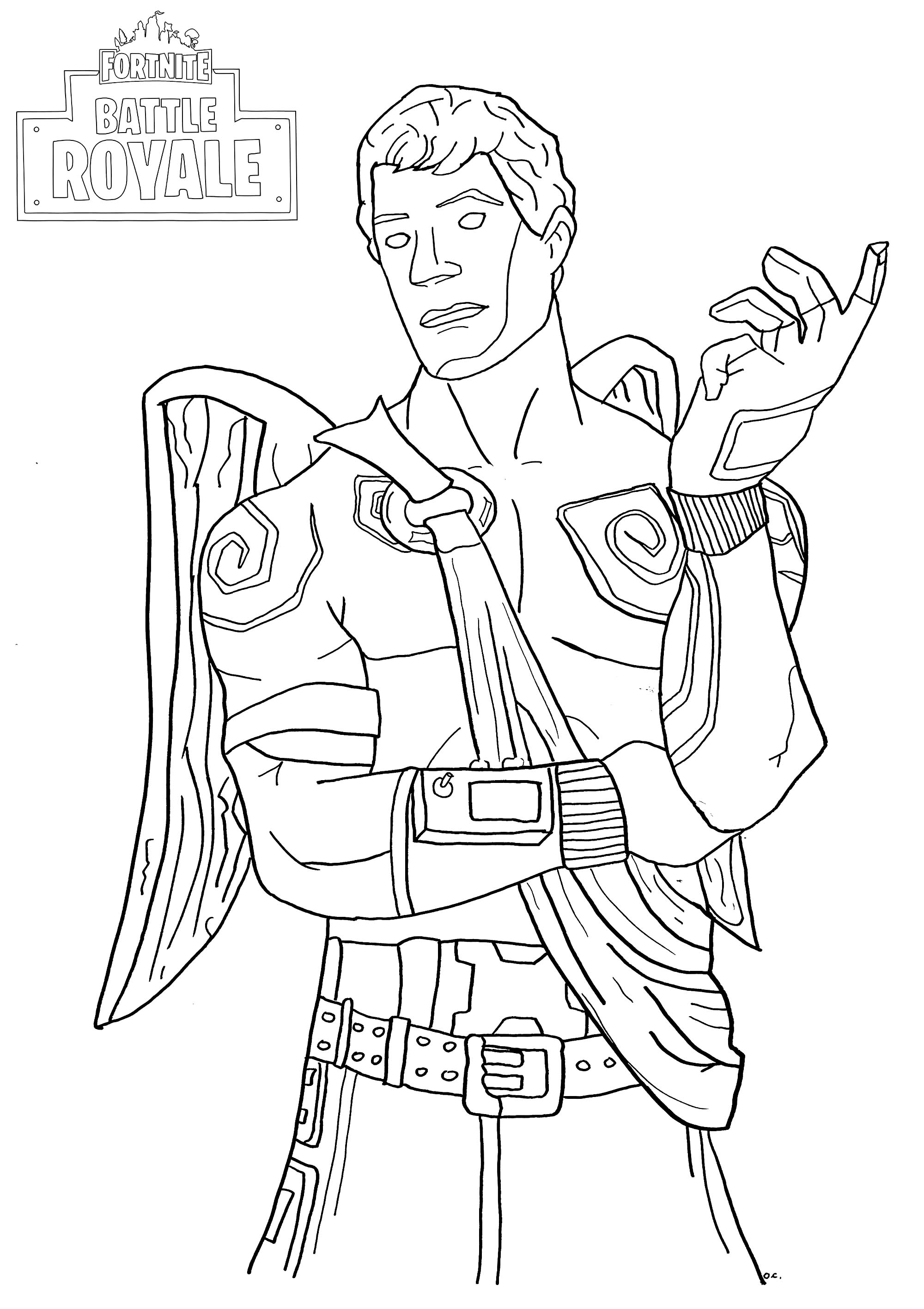 Fortnite Sign Coloring Pages - Coloring Home