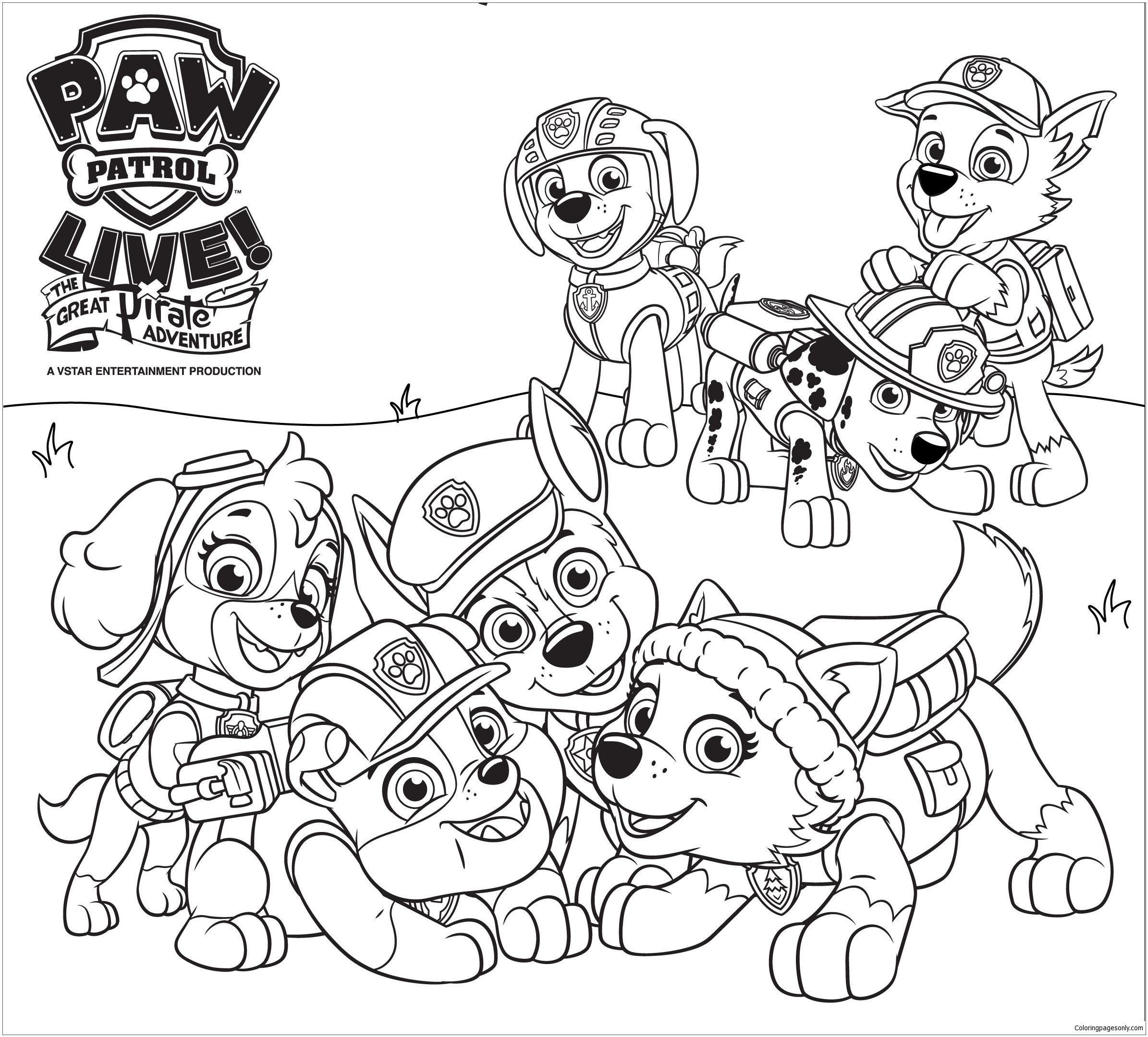 Kids Coloring Pages Paw Patrol Of The Best Ideas For Mighty Pups Free  Easter – Slavyanka