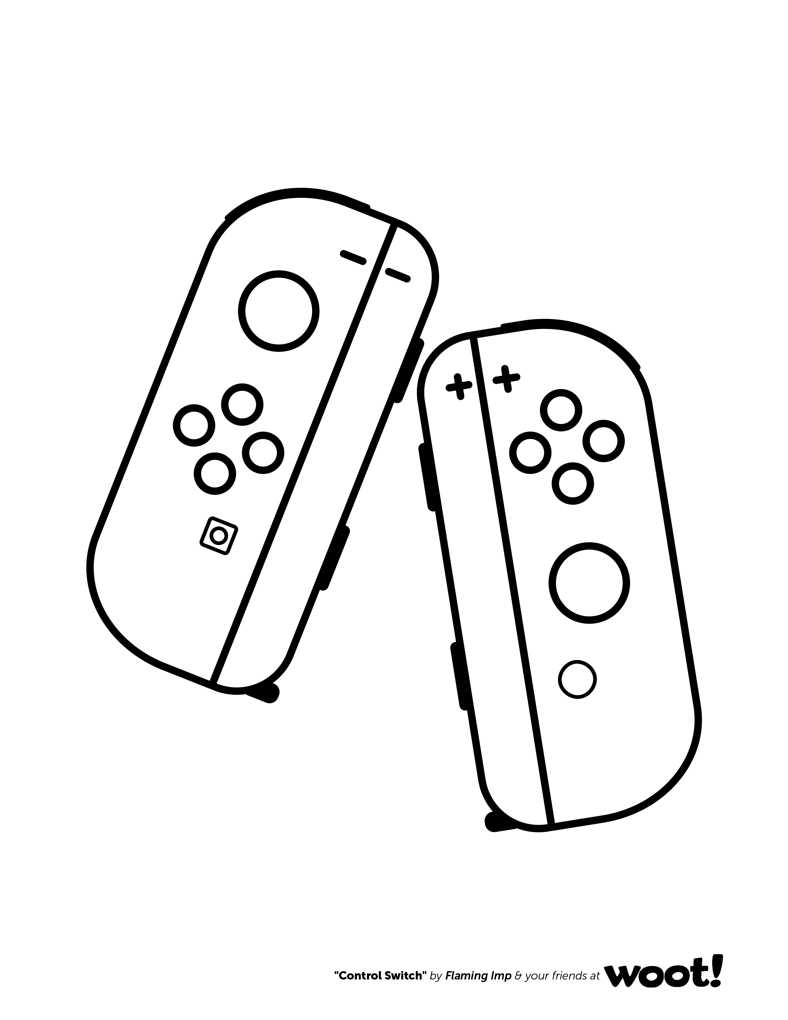 Nintendo Switch Coloring Pages Coloring Home