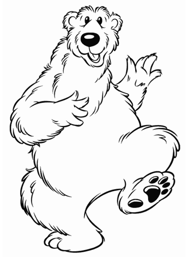 Bear Inthe Big Blue House Coloring Pages Coloring Home