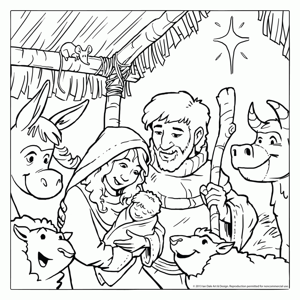 Spanish Coloring Pages For Christmas - Coloring Page